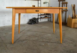 Table formica Odette vintage & pieds compas