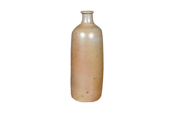 Vase bouteille déco vintage en grés