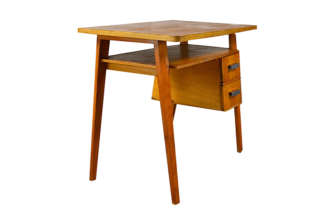 Bureau vintage Pierre pieds compas 1950