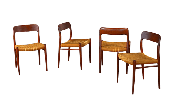 Niels Des OMoller Chaises 50 4 Scandinave Design Années NOZnw0kX8P