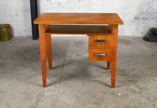 Bureau vintage Pierre pieds compas 1950