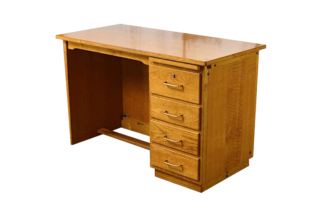mobilier de bureau vintage chêne clair
