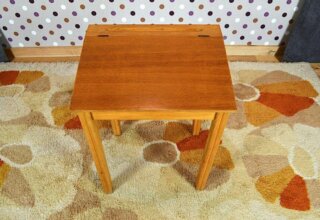 Bureau Pupitre en Hêtre Vintage 1970 / 1980