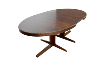 Table ovale en orme 1960 / 1970