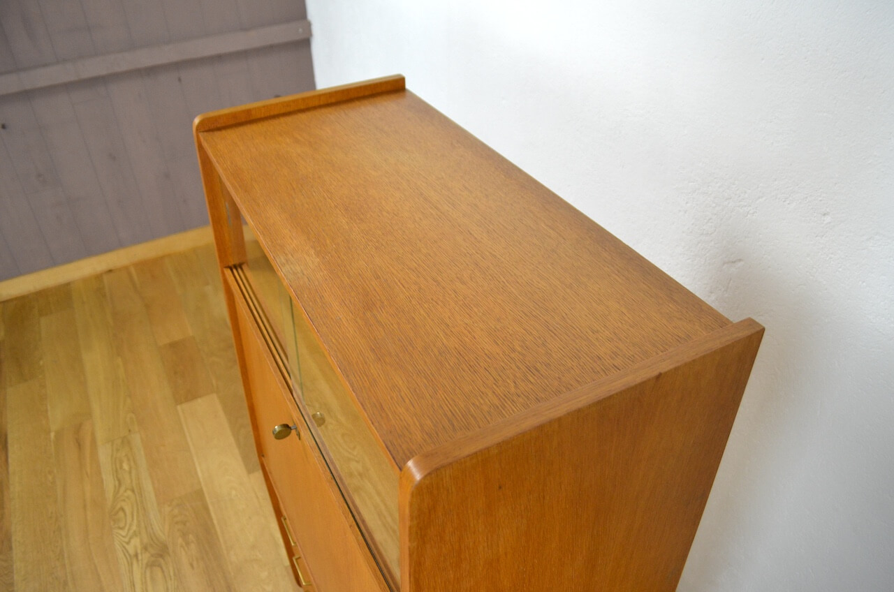 Trieur De Bureau Vintage Années 60, Bois Clair, Forme Pieds Compas, Design