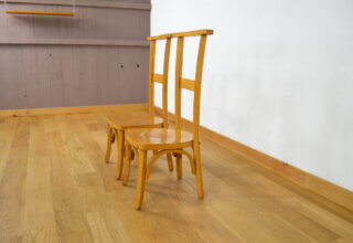 Originale Paire de Chaises Valets de Nuit 1960