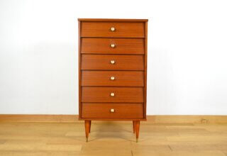 Commode / Chiffonnier Vintage en Acajou 1960