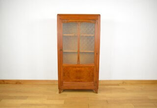 Vitrine Art Déco en Noyer 1920