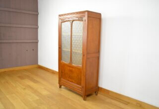 Vitrine Art Déco en Noyer 1920