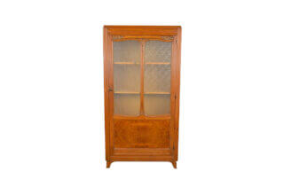 Vitrine Art Déco en Noyer 1920