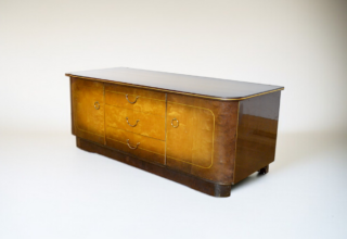 Enfilade Bi-Ton Basse Vintage 1960