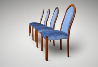 4 Chaises Vintage Design Scandinave Années 2000