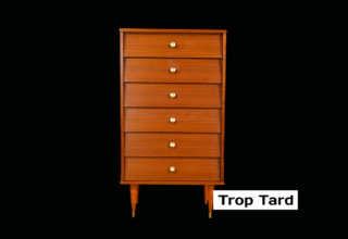 Commode / Chiffonnier Vintage en Acajou 1960