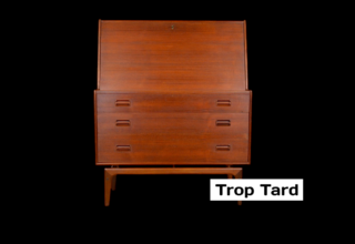 Secrétaire Danois en Teck Arne Hovmand-Olsen / Mogens Kold Vintage 1960