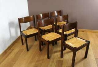 6 Chaises de la Maison Regain Vintage 1970 / 1980