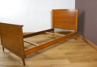 Lit Vintage & Pieds compas 1950 / 1960