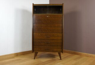 Secrétaire Vintage Pieds Compas 1950 / 1960