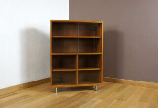 Vitrine Design Scandinave en Teck Vintage 1960