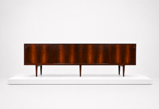 Grande Enfilade Danoise en Palissandre de Rio 2m90 Henry Rosengren Hansen Vintage 1960