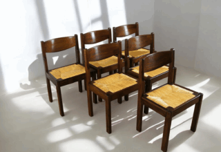 6 Chaises de la Maison Regain Vintage 1970 / 1980