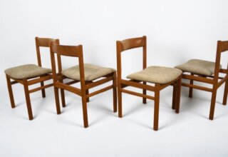 4 Chaises Danoises en Teck Vintage 1960