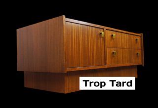 Enfilade Basse Scandinave en Teck Vintage 1960