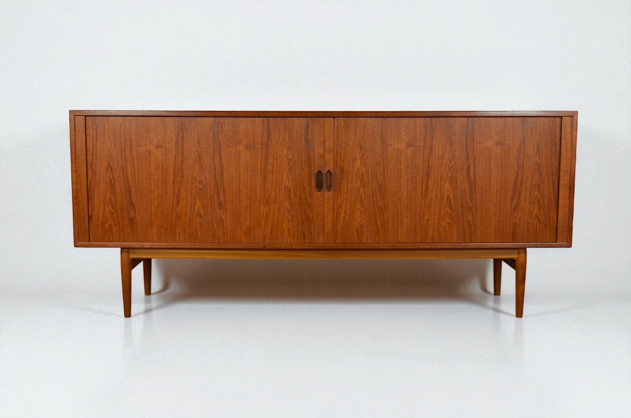 Enfilade Danoise en Teck par Arne Vodder modèle 37 pour Sibast 1961, Meuble Scandinave Vintage année 1960