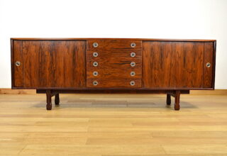 Enfilade en Palissandre de Rio Design Brésilien Vintage 1960