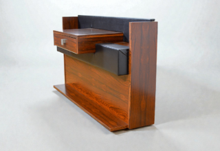 Meuble Lcd / Mini Enfilade en Palissandre de Rio Vintage 1960