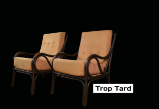Paire de Fauteuils en Bambou & Rotin Vintage 1960 / 1970
