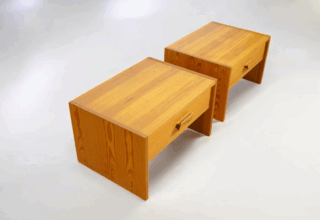 Paire de Chevets en Pin Vintage 1980 / 1990