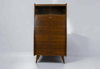 Secrétaire Vintage Pieds Compas 1950 / 1960