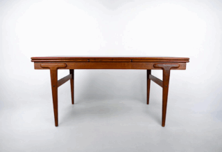 Table Danoise en Teck d'Ejvind A. Johansson Vintage 1960
