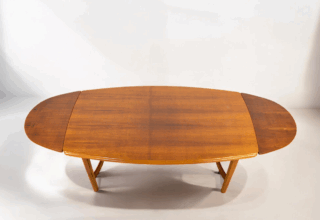Table de Repas de Jacques Hauville Forme Libre pour Roche Bobois 1960