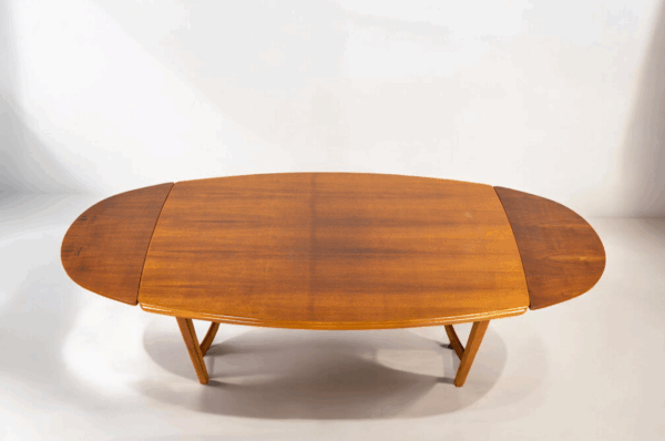 Table de Repas de Jacques Hauville Forme Libre pour Roche Bobois 1960