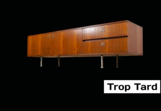 Enfilade Basse en Teck de Louis Paolozzi Édition Monopoly 1960