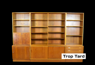 Bibliothèque Modulable / Wall System Danois en Teck de Jensen Carlo / Hundevad & Co 1960