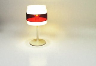 Lampe Champignon de Magnus Eleback & Carl Ojerstam Vintage Année 2000