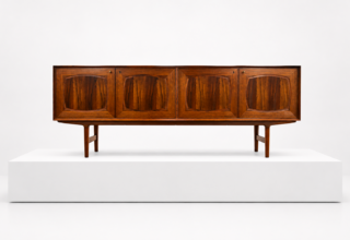Enfilade Scandinave en Palissandre de Rio de Alf Aarseth Édition Gustav Bahus 1960