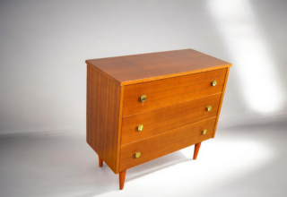 Commode 3 Tiroirs Vintage Année 1960
