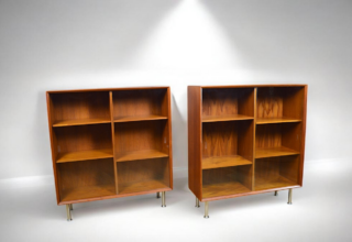 Bibliothèque Danoise en Teck de Ejvind A. Johansson 1960