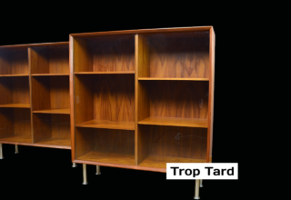 Bibliothèque Danoise en Teck de Ejvind A. Johansson 1960