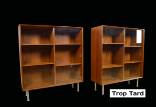 Bibliothèque Danoise en Teck de Ejvind A. Johansson 1960