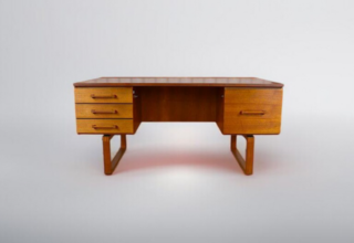 Bureau Danois Double Face Par Henning Jensen & Torben Valeur 1960