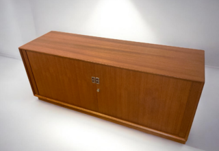 Meuble / Enfilade Basse Danoise en Teck par Arne Vodder Édition Sibast 1960