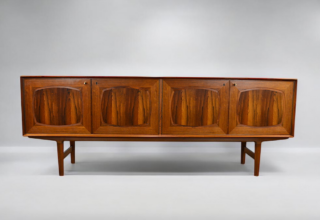 Enfilade Scandinave en Palissandre de Rio de Alf Aarseth Édition Gustav Bahus 1960