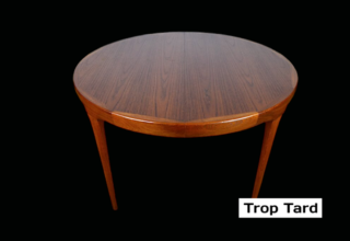 Table de Repas Danoise en Teck par lb Kofod Larsen 1960