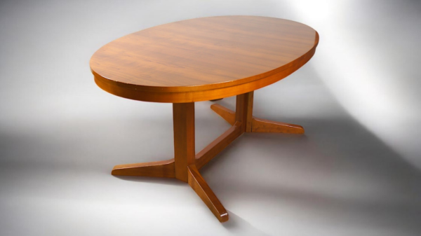 Table de Salle à Manger Ovale Baumann Vintage 1960