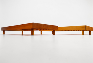 Lits Jumeaux / Daybed en Pin Vintage 1980