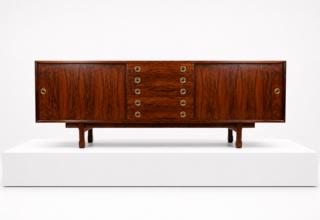 Enfilade en Palissandre de Rio Design Brésilien Vintage 1960